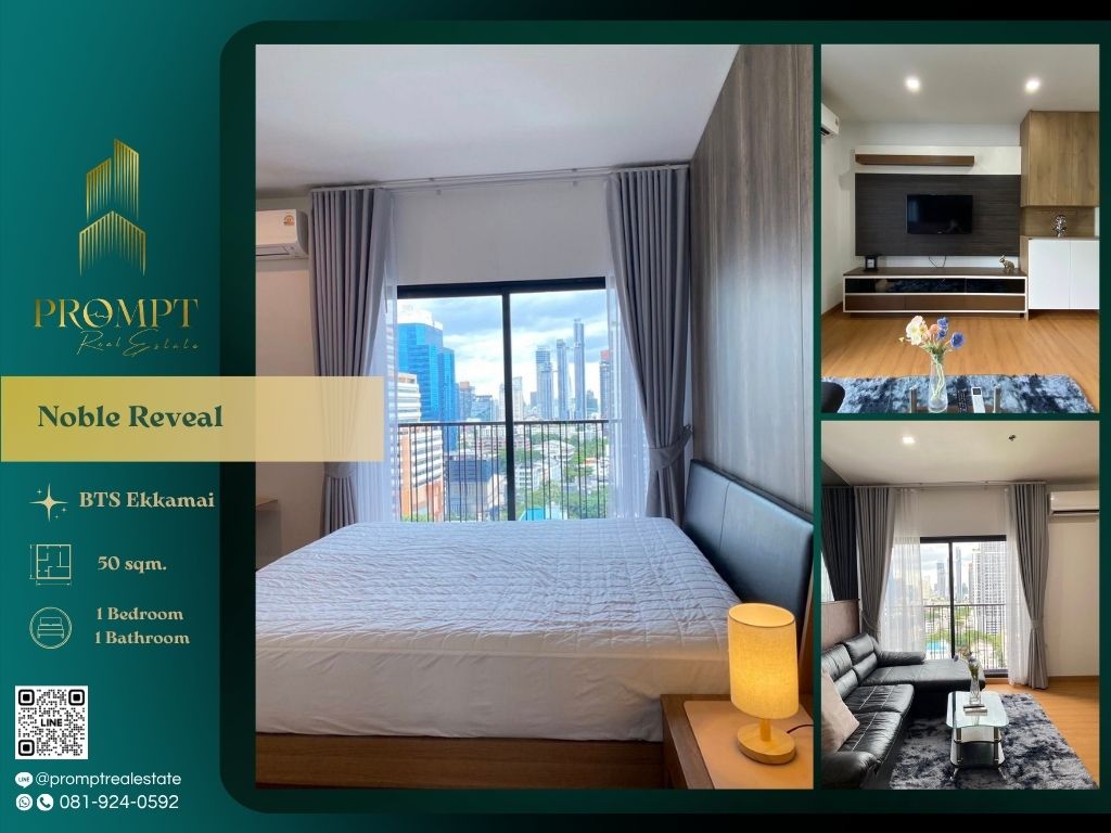 For RentCondoSukhumvit, Asoke, Thonglor : MN04644 - Noble Reveal :  โนเบิล รีวิล - BTS Ekkamai/ Gateway Ekkamai/ Major Cineplex Sukhumvit
