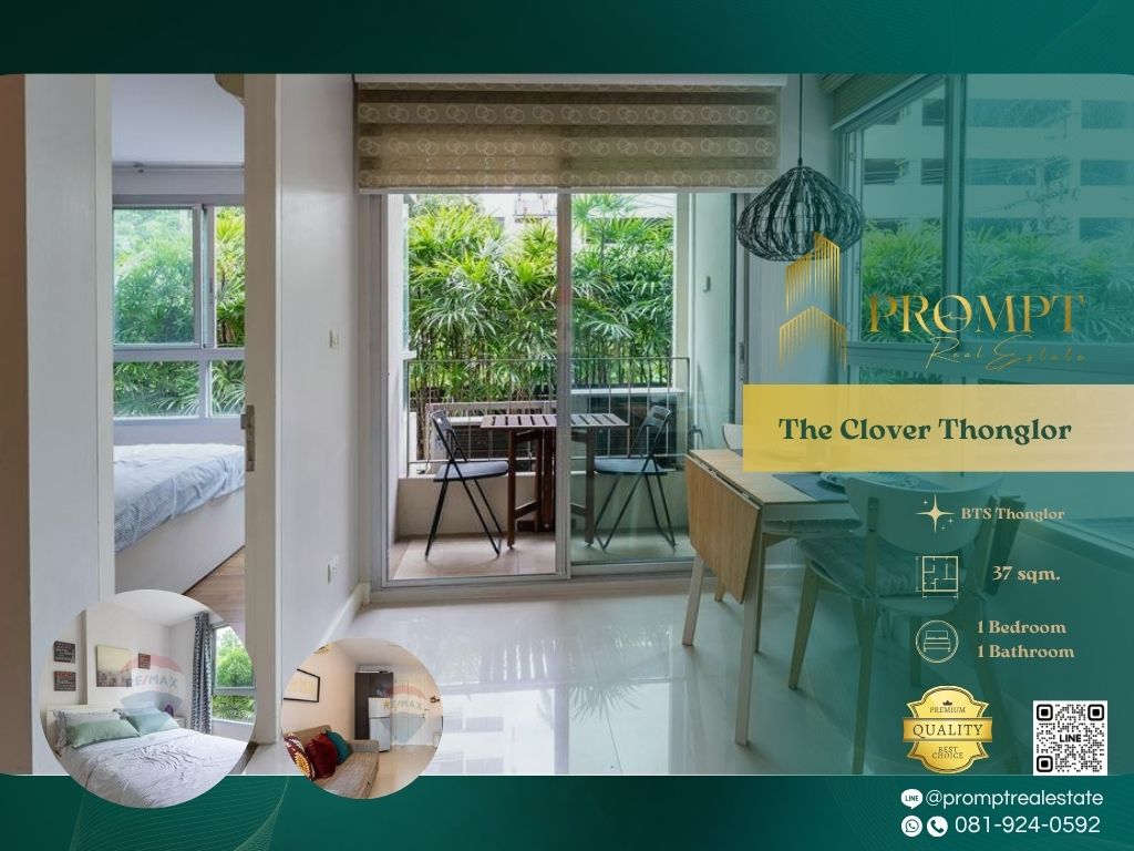 For RentCondoSukhumvit, Asoke, Thonglor : ST13409 - The Clover Thonglor :  เดอะ โคลเวอร์ ทองหล่อ - BTS Thonglor/ DONKI Mall Thonglor/ Samitivej Sukhumvit Hospital
