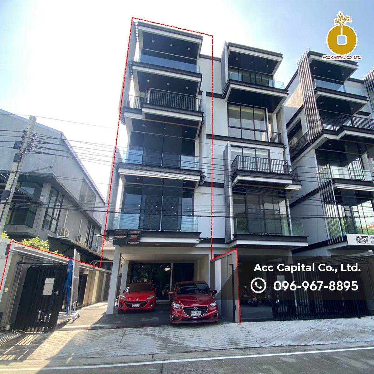 ขายสำนักงานพัฒนาการ ศรีนครินทร์ : ขายด่วน !! อาคารสำนักงาน MELOFT Rama 9 Home Office (โครงการมีลอฟท์ - พระราม 9)  อาคารพาณิชย์  5  ชั้น  ขนาดที่ดิน 45.0 ตารางวา พื้นที่ใช้สอย 497.46  ตารางเมตร