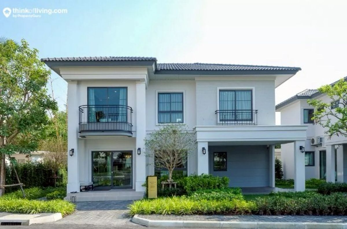For RentHouseNonthaburi, Bang Yai, Bangbuathong : 2 -storey detached house for rent, Passorn Ratchaphruek, 5, area 50 square wah, 4 bedrooms, Ban Wang News - Wat Singthong, Khlong Khoi Subdistrict, Pak Kred District Nonthaburi Province