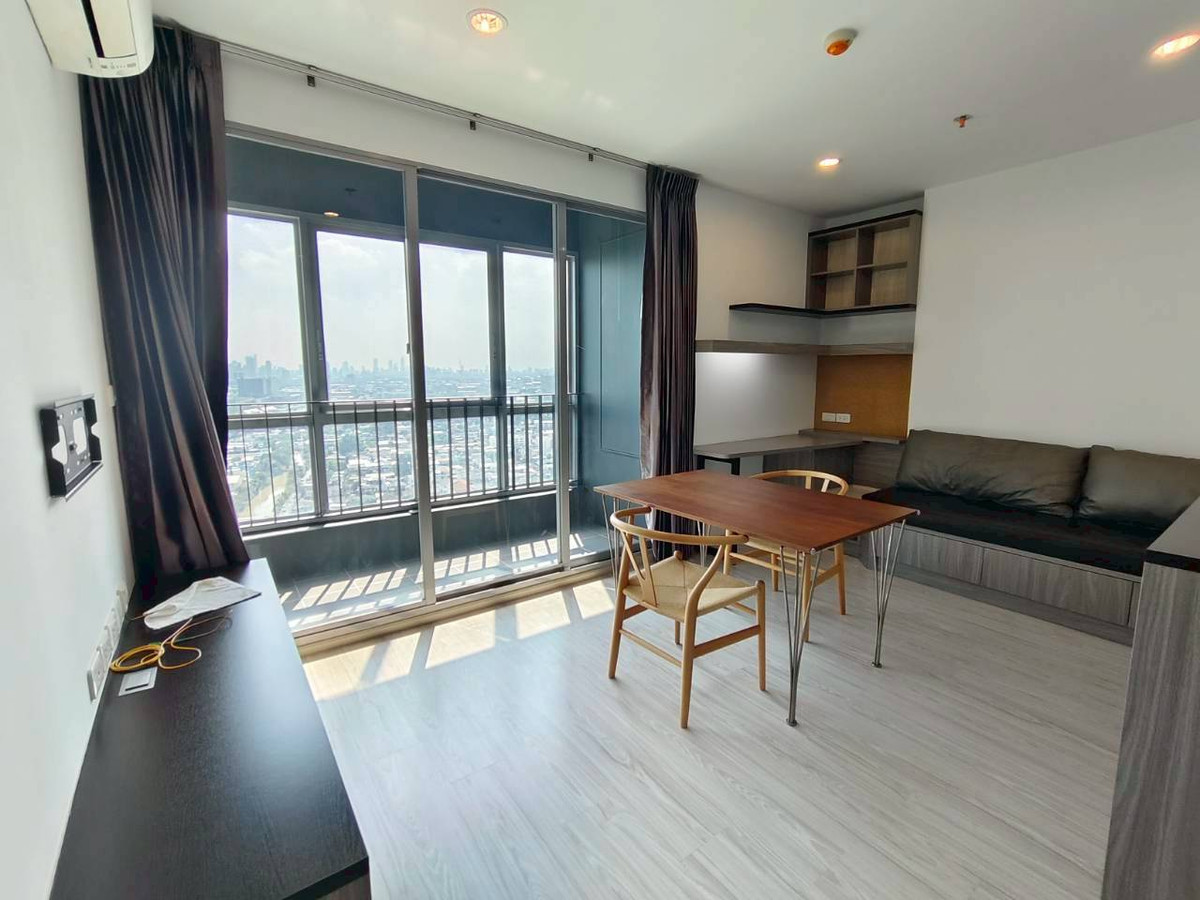 For RentCondoBang Sue, Wong Sawang, Tao Pun : Rent IDEO Mobi Bangsue 1 bedroom, 1 bathroom, full furniture near MRT Tao Poon, convenient to travel. Interested in LINE @best_condo