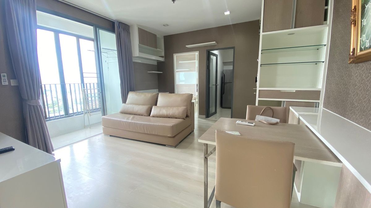 For RentCondoOnnut, Udomsuk : 2 bed 1 bath 48 sqm condo at Ideo Mobi Sukhumvit 81 for rent 25,000THB per month, Onnut BTS