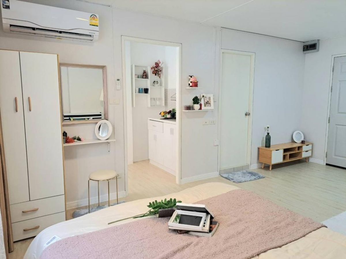 ให้เช่าคอนโดลาดพร้าว101 แฮปปี้แลนด์ :  ห้องสวยมาก Lumpini Center Ladprao 111📌มีเครื่องซักผ้า ตู้เย็น แอร์ ไมโครเวฟ เครื่องทำน้ำอุ่น