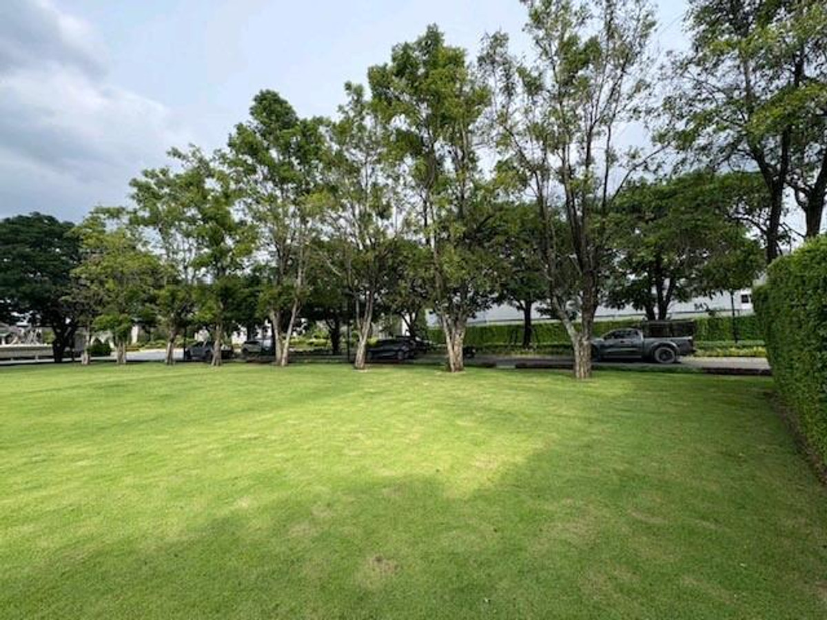 ขายที่ดินนวมินทร์ รามอินทรา : ขายที่ดินเปล่า 1 ไร่ หน้าโครงการหมู่บ้านหรู ถนนเทพรักษ์ ร่มรื่น สิ่งแวดล้อมดี เหมาะสร้างบ้าน ครอบครัวใหญ่ ไม่ต้องจ่ายค่าส่วนกลาง