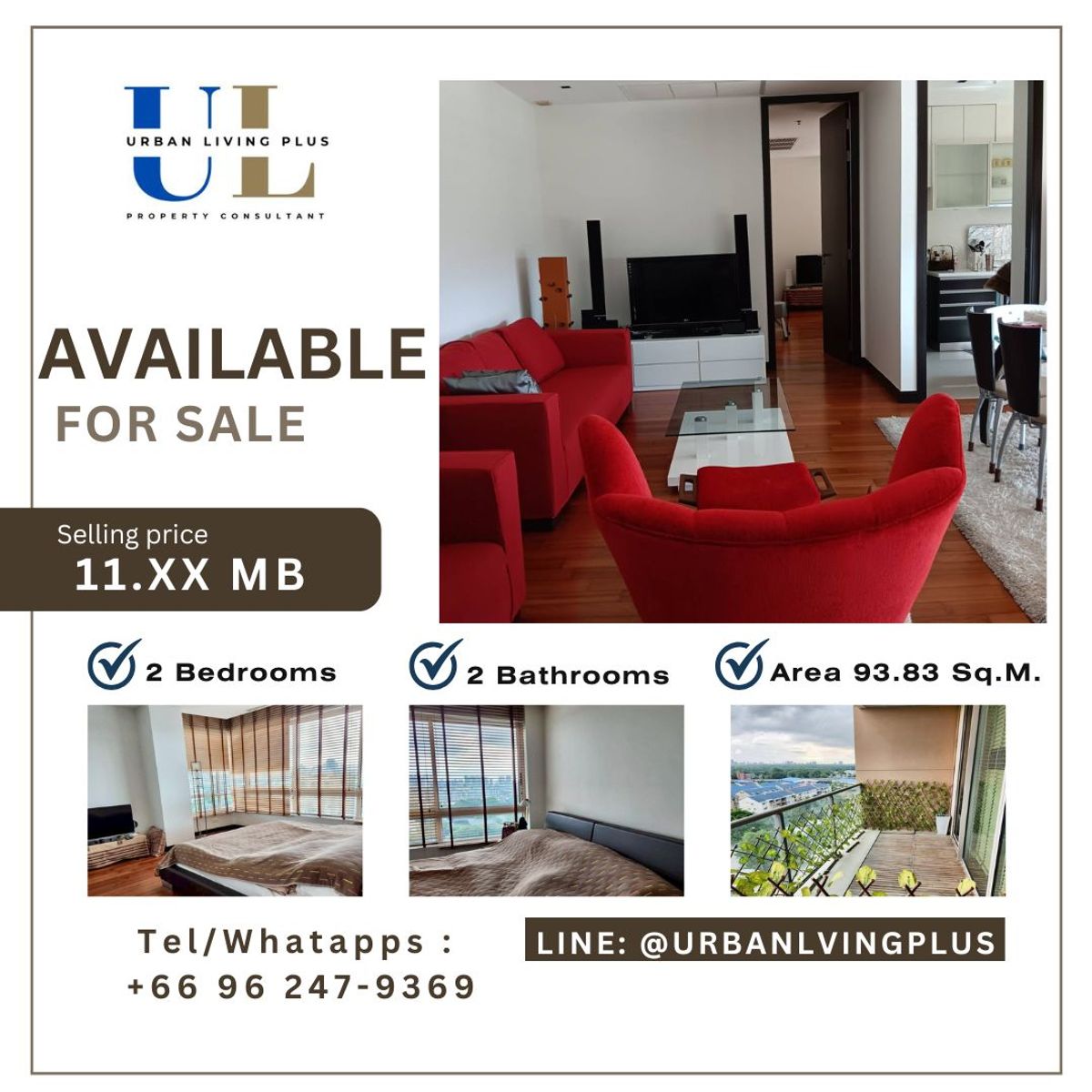 ขายคอนโดสาทร นราธิวาส : ( U20250730200 ) ไม่เคยปล่อยเช่า Tel/Line 096-2479369 , ขาย เดอะ ลอฟท์ เย็นอากาศ 2 ห้องนอน 2 ห้องน้ำ ขนาด 93.83 ตร.ม. ห้องสวย พร้อมอยู่