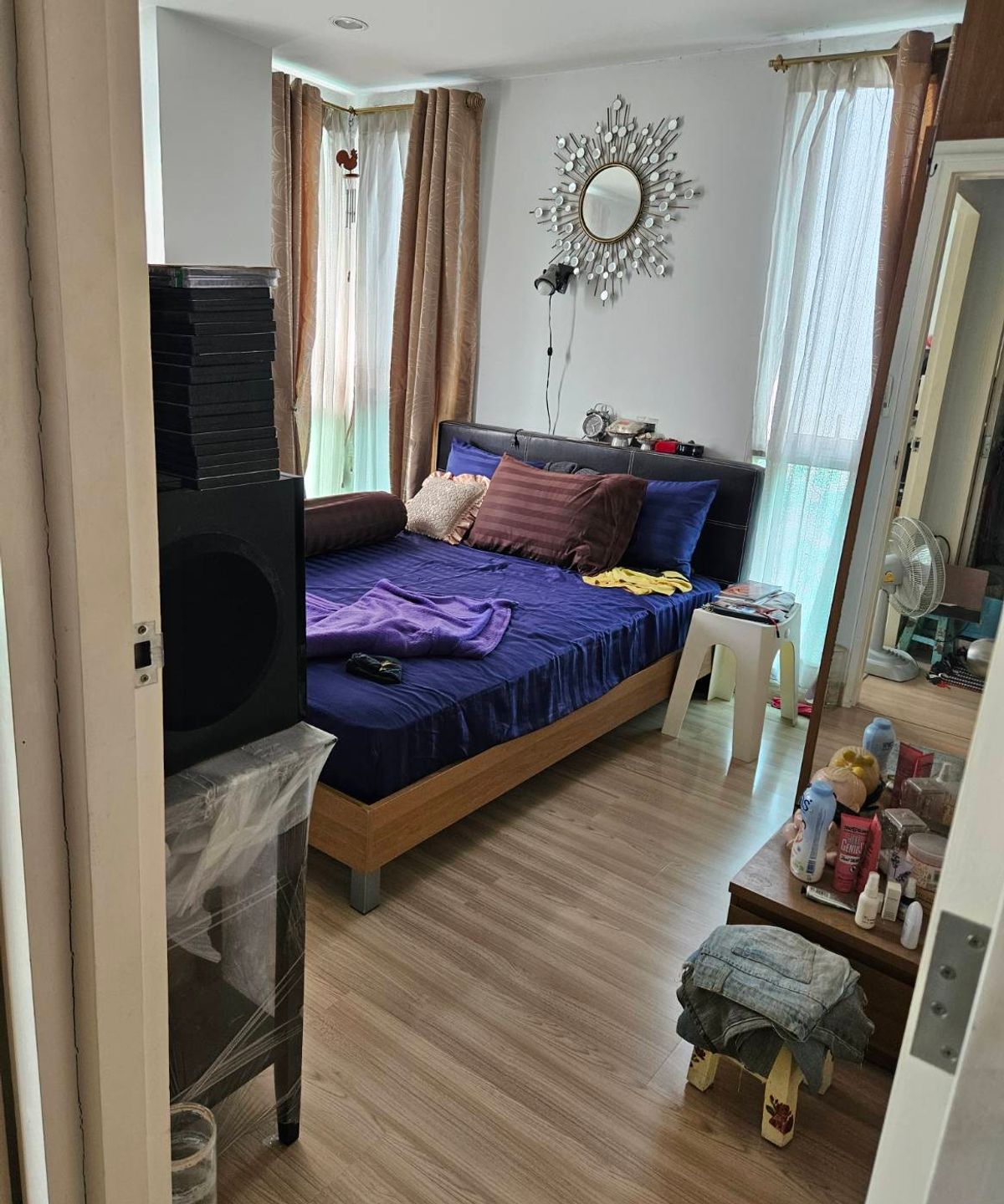 For SaleCondoLadprao101, Happy Land, The Mall Bang Kapi : Condo for sale The Niche Citi Ladprao 130, large room 50 sqm. Floor 8 (S4630)