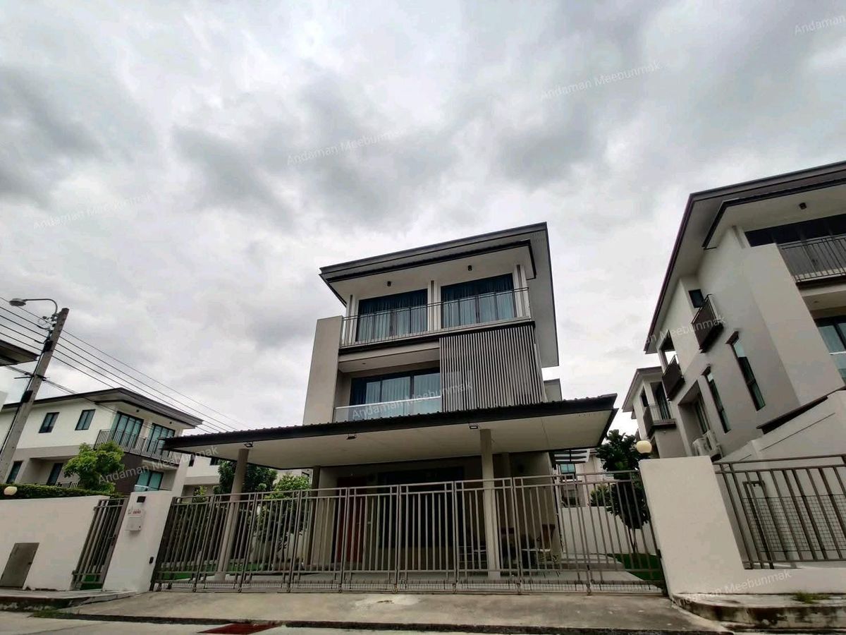 ให้เช่าบ้านลาดกระบัง สุวรรณภูมิ : ให้เช่าบ้านเดี่ยวเอคิวอาร์เบอร์ สวนหลวงร.9-พัฒนาการ,หลังมุม✨🎖️🌇独栋房屋出租,AQ Arbor,Suan Luang Rama 9-Pattanakarn，角落房屋