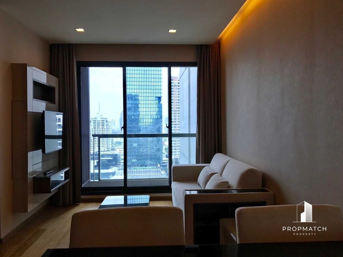 ให้เช่าคอนโดสาทร นราธิวาส : ✨Flash Deal ✨The Address Sathorn ( 1Bed 1Bath 46.6SQM.) แต่งครบพร้อมอยู่ !! เพียง 32,000 บาทต่อเดือน Tel.0981315848 @propmatch