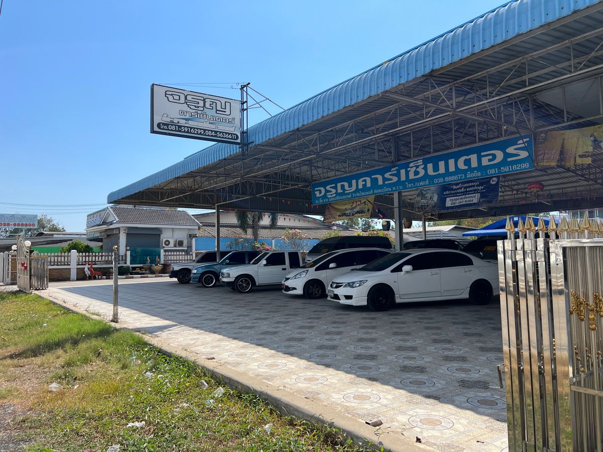 For SaleLandRayong : Prime Land with Structures for Sale — Main Road Frontage, Rayong City