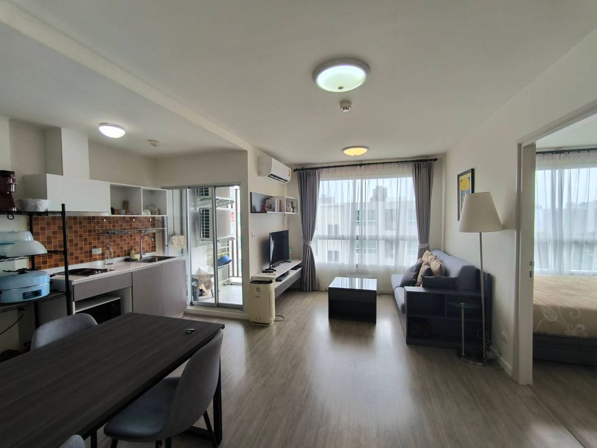 ให้เช่าคอนโดเชียงใหม่ : 🏢 ให้เช่า D Condo Ping | ตึก A ชั้น 8 | วิวนิม วิวนอก | 37 ตร.ม. | เช่าเพียง 13,000 บาท