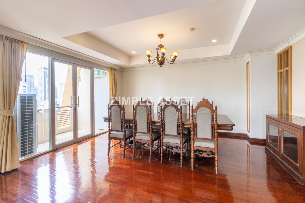 For RentWitthayu, Chidlom, Langsuan, Ploenchit : Line ID: @zimple_asset Apartment - condo style in Soi Nai Lert, Wireless Road. Spacious room, fully furnished, with fitness center and swimming pool. Pet friendly.🐶 Conveniently to transportation.