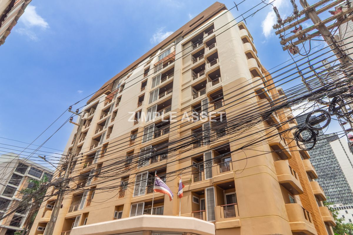 For RentWitthayu, Chidlom, Langsuan, Ploenchit : Line ID: @zimple_asset Apartment - condo style in Soi Nai Lert, Wireless Road. Spacious room, fully furnished, with fitness center and swimming pool. Pet friendly.🐶 Conveniently to transportation.