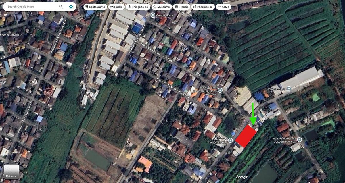 ขายที่ดินนวมินทร์ รามอินทรา : ขายที่ดิน นวมินทร์ 42  แยก 20-9 จำนวน 1 ไร่