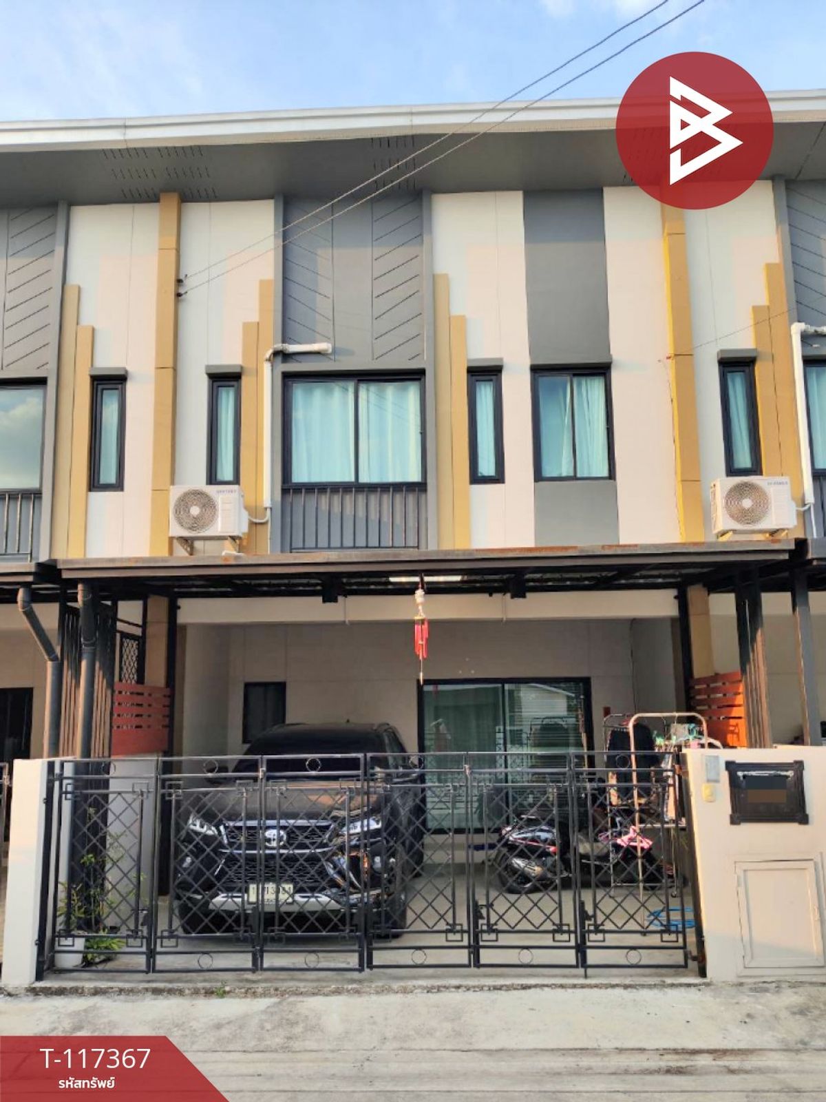 For SaleTownhomePathum Thani,Rangsit, Thammasat : Selling/renting townhouses, New York Village, Rangsit-Khlong 4 (New York Rangsit-Klong 4), Pathum Thani