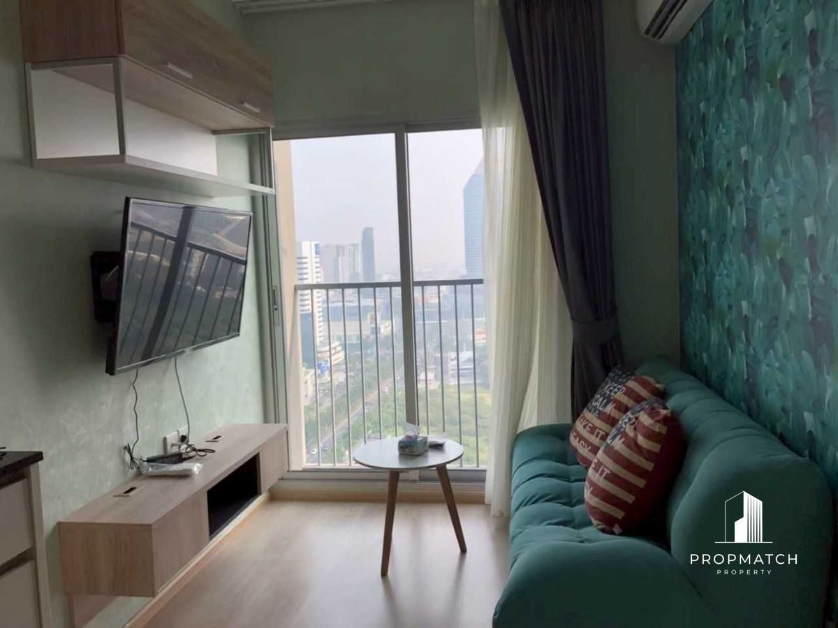 ขายคอนโดรัชดา ห้วยขวาง : ✨Flash Deal ✨Noble Revolve Ratchada 1 ( 1Bed 1Bath 28SQM.) พร้อมอยู่ ! เพียง  3,390,000 บาท Tel.0981315848 @propmatch