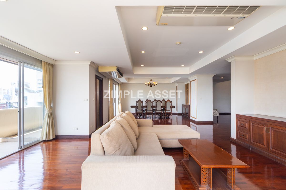 For RentWitthayu, Chidlom, Langsuan, Ploenchit : Line ID: @zimple_asset Apartment - condo style in Soi Nai Lert, Wireless Road. Spacious room, fully furnished, with fitness center and swimming pool. Pet friendly.🐶 Conveniently to transportation.