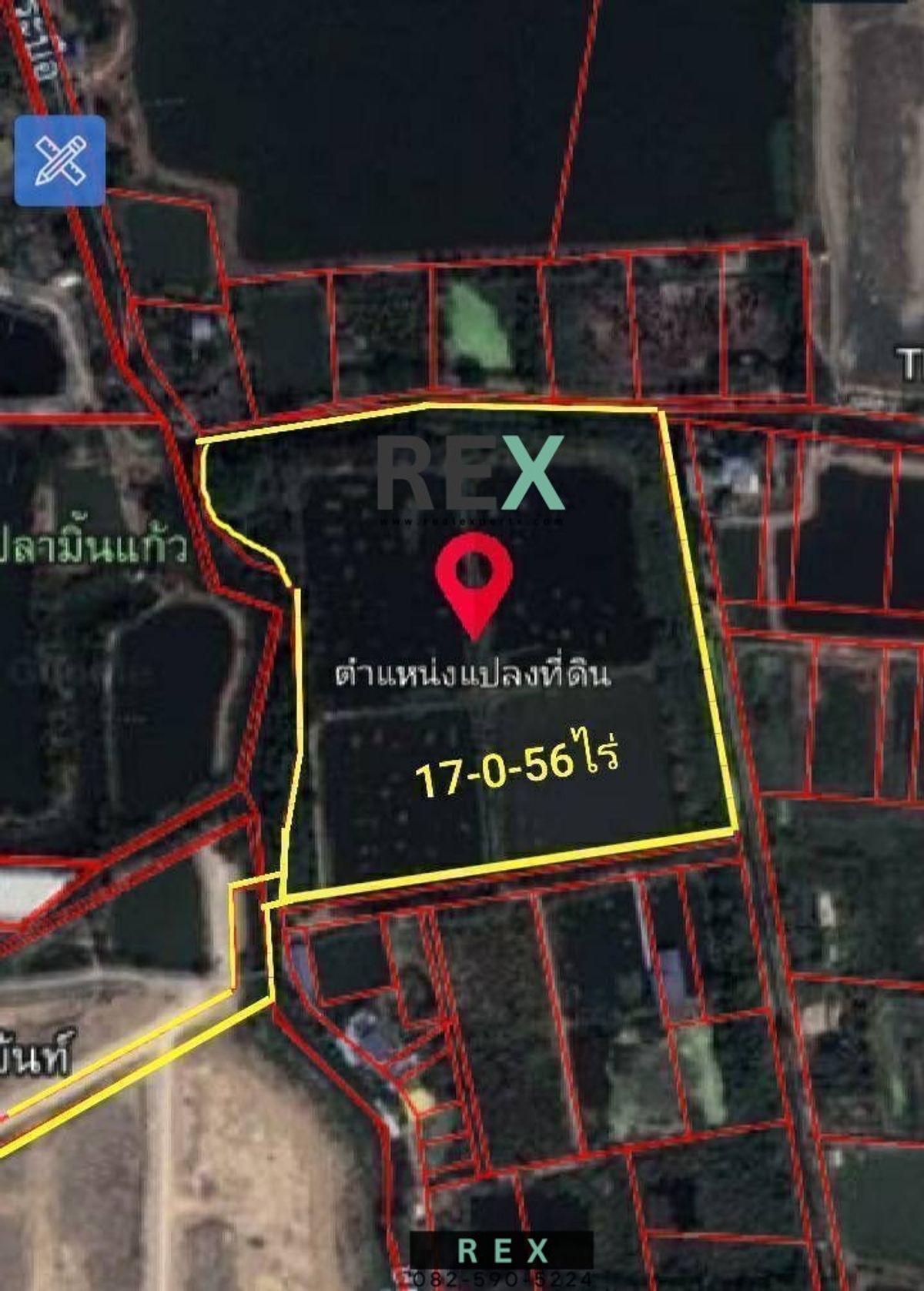ขายที่ดินสมุทรปราการ สำโรง : ขาย ที่ดินเปล่า ขนาด 17-0-56 ไร่ บางพลี เทพารักษ์ บางปู สมุทรปราการ 