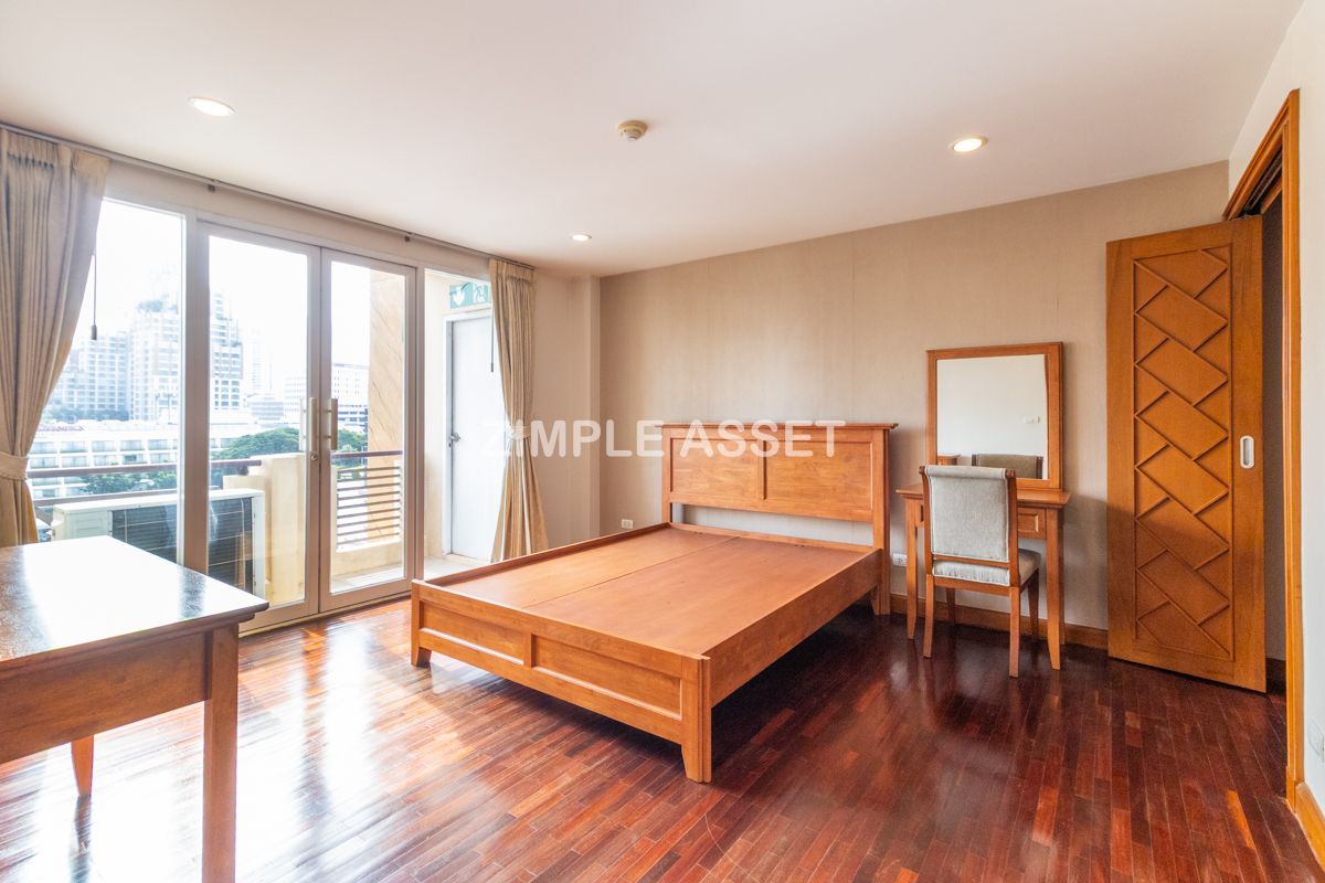 For RentWitthayu, Chidlom, Langsuan, Ploenchit : Line ID: @zimple_asset Apartment - condo style in Soi Nai Lert, Wireless Road. Spacious room, fully furnished, with fitness center and swimming pool. Pet friendly.🐶 Conveniently to transportation.