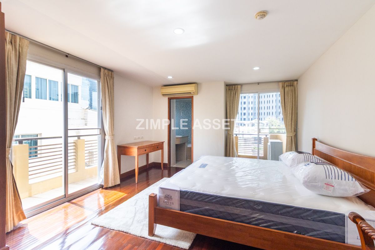 For RentWitthayu, Chidlom, Langsuan, Ploenchit : Line ID: @zimple_asset Apartment - condo style in Soi Nai Lert, Wireless Road. Spacious room, fully furnished, with fitness center and swimming pool. Pet friendly.🐶 Conveniently to transportation.