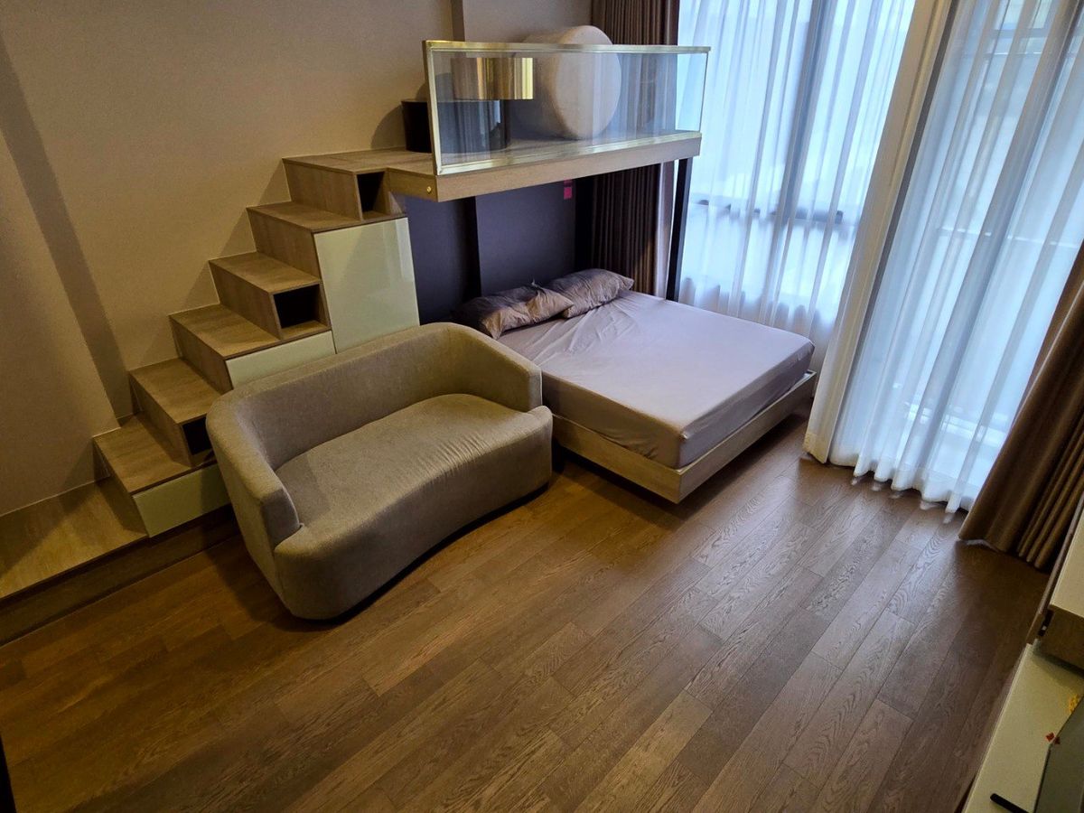 For RentCondoRatchathewi,Phayathai : Park Origin Phayathai【𝐑𝐄𝐍𝐓】🔥Soft wood tones mixed with modern touches make everyday life easier.🔥  Contact Line ID: @hacondo