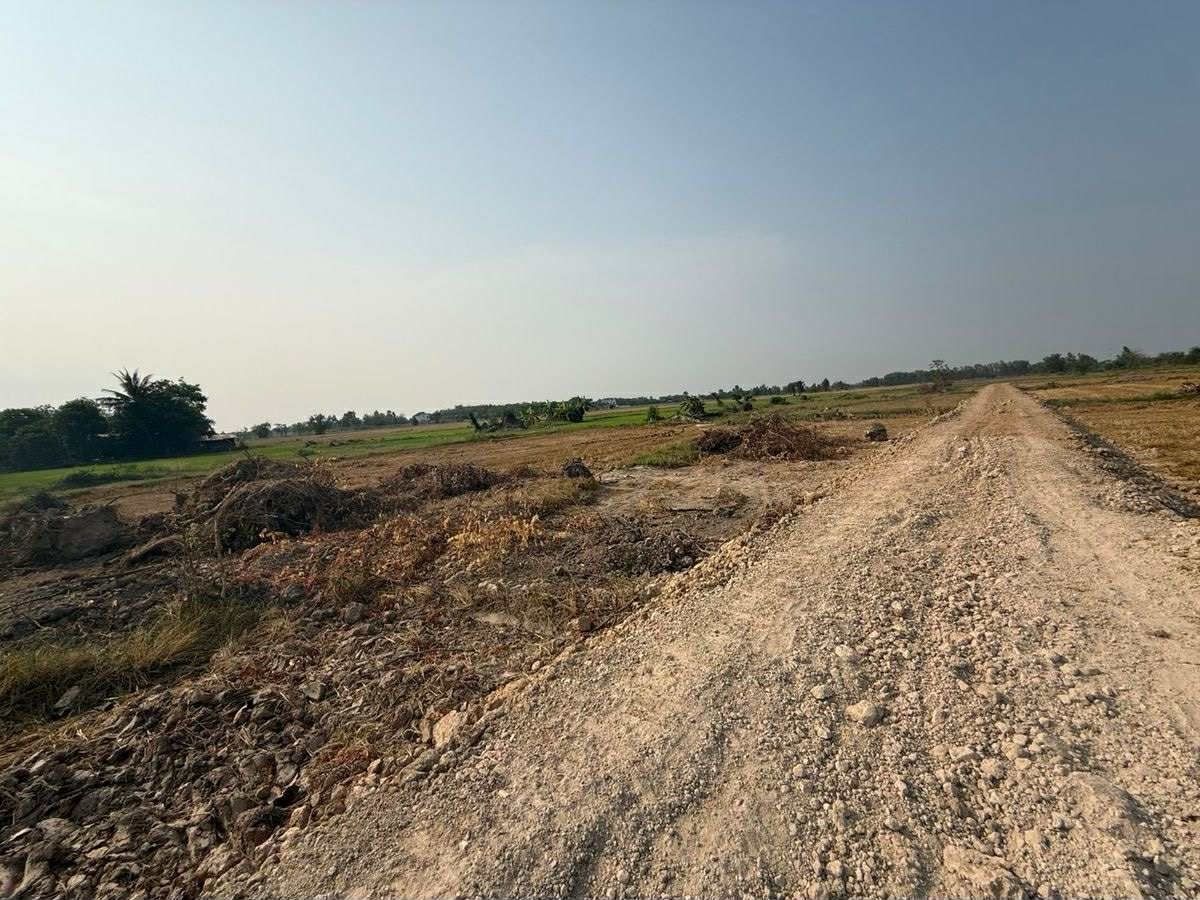 ขายที่ดินสุโขทัย : ขายที่ดิน 1 ไร่ บ้านกล้วย สุโขทัย แปลงมุม  ติดถนน น้ำไฟเข้าถึง 