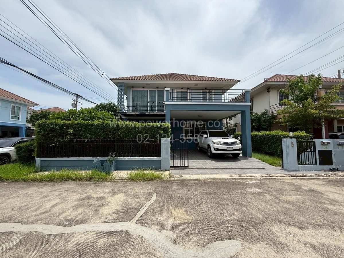 ขายบ้านนครปฐม : หมู่บ้านอาภากร 2 ศาลายา ใกล้เซ็นทรัล ศาลายา  ถนนศาลายา-บางเลน ต.ศาลายา อ.พุทธมณฑล จ.นครปฐม (หลังมุม)