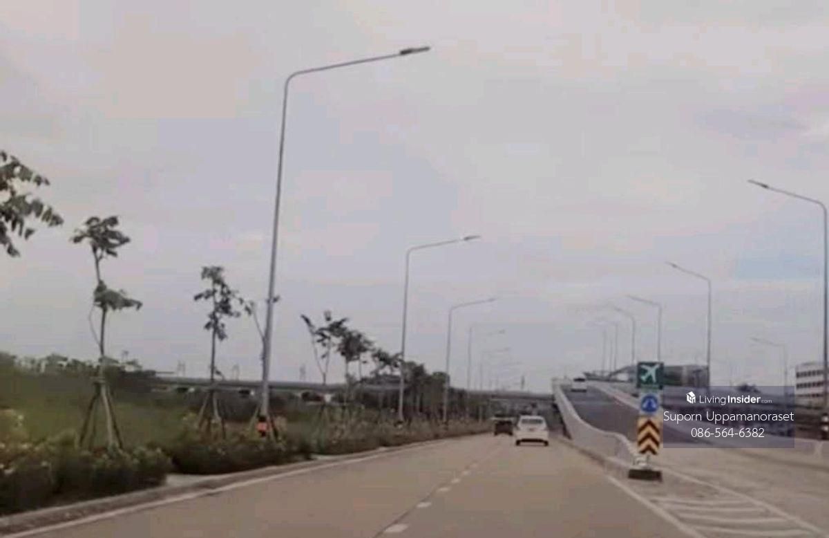 ขายที่ดินวิภาวดี ดอนเมือง หลักสี่ : ขายที่ดินถนนตัดใหม่ ดอนเมือง-เทพรักษ์ 18 ไร่  ใกล้สนามบินดอนเมือง