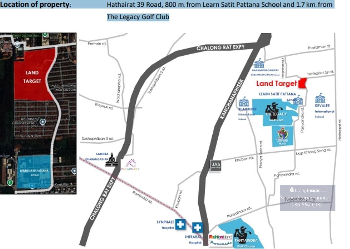 For SaleLandNawamin, Ramindra : Non -empty land & quot; Hathairat 39 & quot;   Selling special price