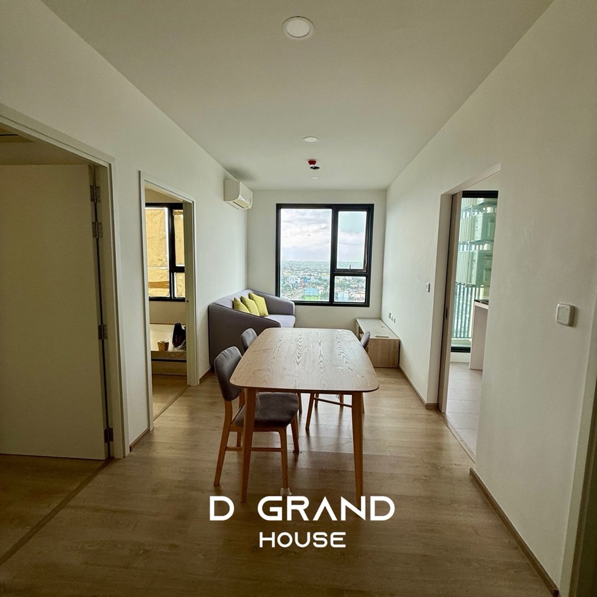 For SaleCondoKasetsart, Ratchayothin : Selling a very good price, 2 bedrooms, city views, corner rooms, new rooms have never been in.