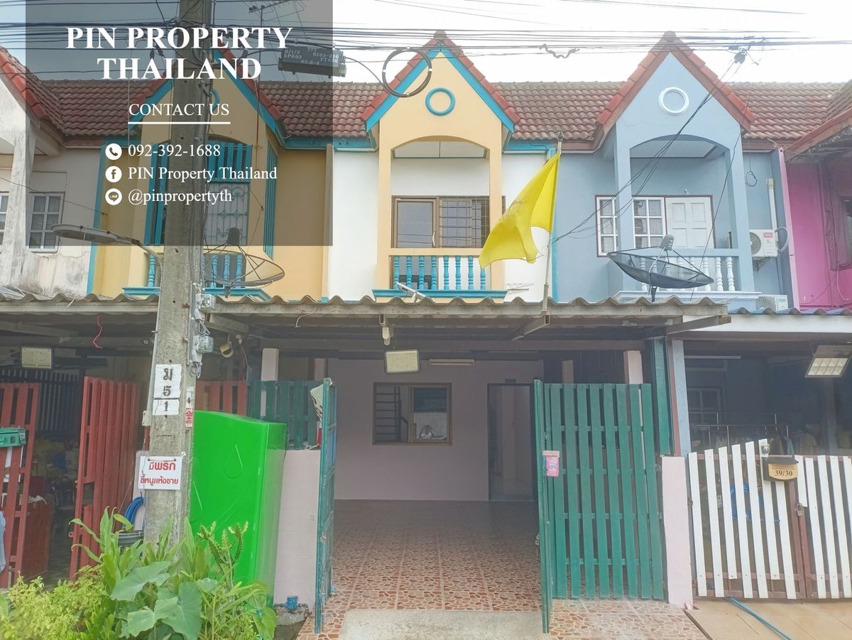 For SaleTownhomeMin Buri, Romklao : 2 -story townhome for sale, light price, only 1.2 million baht!