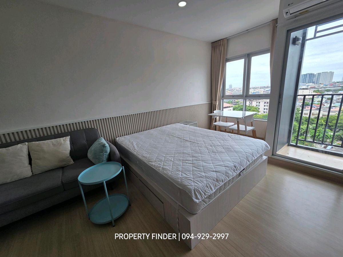 For RentCondoSamut Prakan,Samrong : Condo for rent Supalai Veranda Sukhumvit 117 Make an appointment to view the room 👉line: @pfbkk