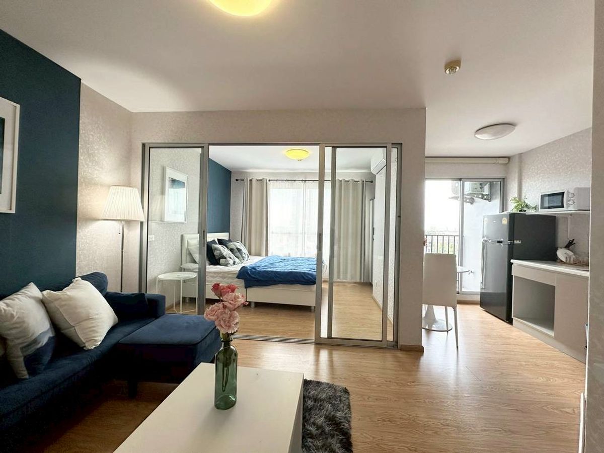 For RentCondoNonthaburi, Bang Yai, Bangbuathong : Condo for rent near MRT Bang Kraso. Convenient transportation. Rattanathibet