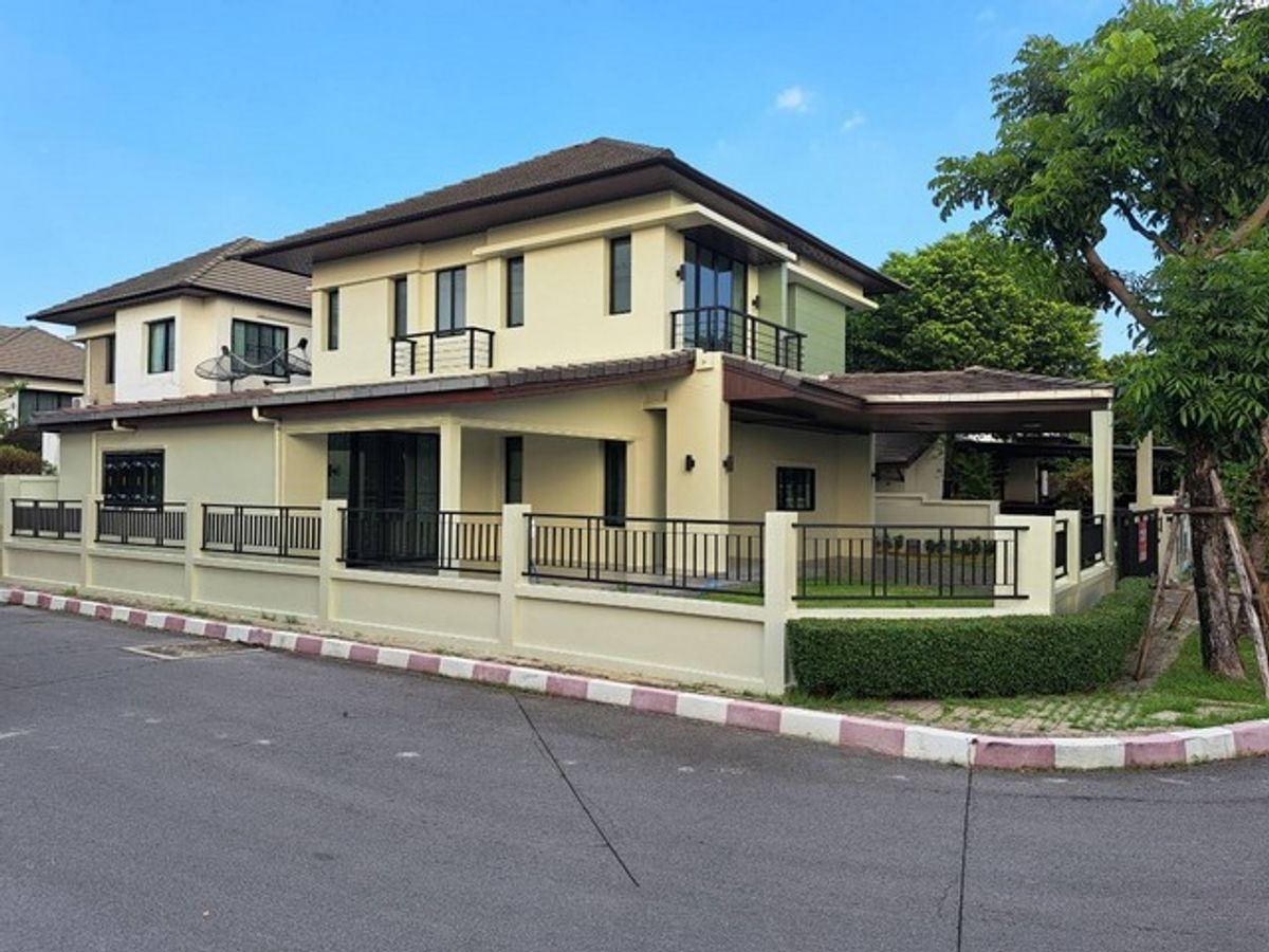 ให้เช่าบ้านลาดกระบัง สุวรรณภูมิ : HR2719ขาย/เช่าบ้านเดี่ยว หลังมุม โครงการเลค วิว พาร์ค วงแหวนบางนา – ราม 2 ใกล้เมกาบางนา