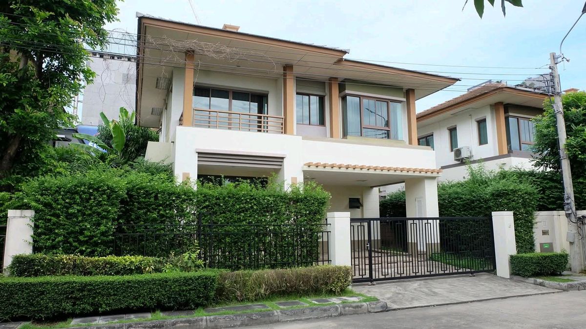 ขายบ้านบางนา แบริ่ง ลาซาล : ขาย #บ้านเดี่ยว หมู่บ้านเศรษฐสิริ บางนา วงแหวน ซอยราชวินิต #ติดเมกาบางนา 📞066-165-9828 