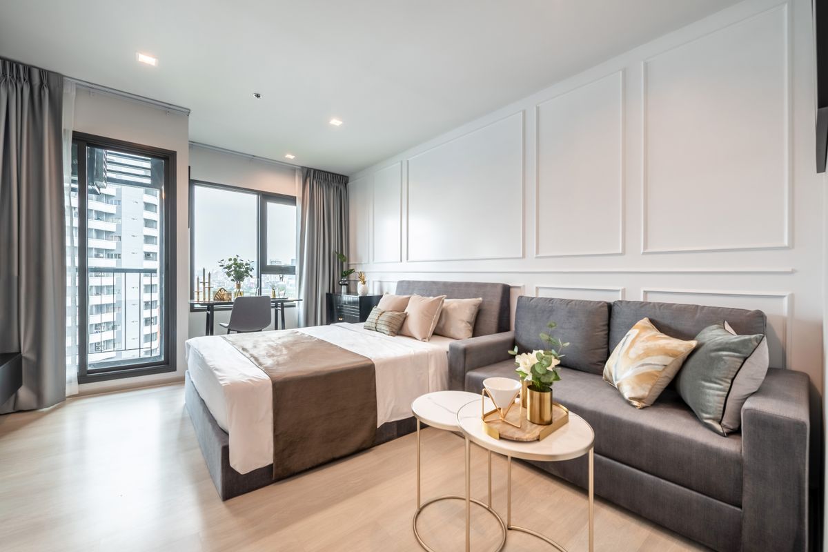 For RentCondoWitthayu, Chidlom, Langsuan, Ploenchit : 🔥For urgent rent🔥Life One Wireless, large size, beautiful room, fully furnished, ready to move in