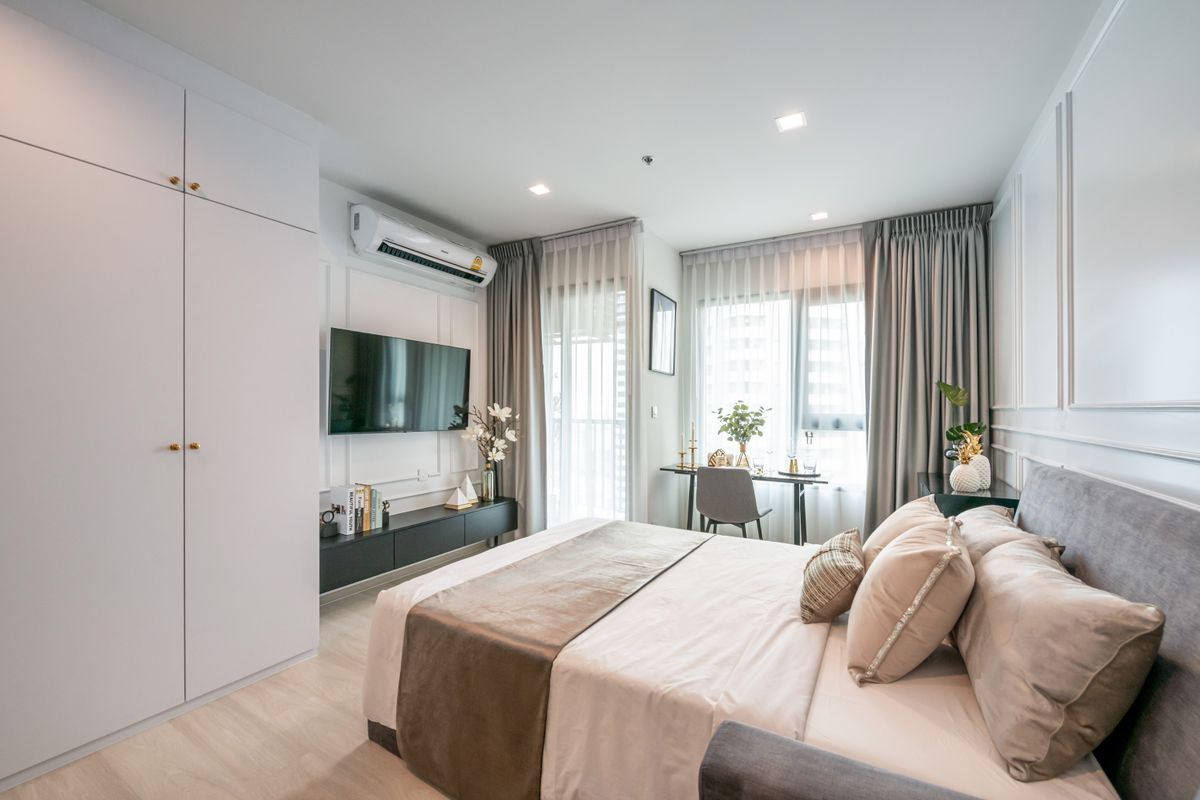 For RentCondoWitthayu, Chidlom, Langsuan, Ploenchit : 🔥For urgent rent🔥Life One Wireless, large size, beautiful room, fully furnished, ready to move in