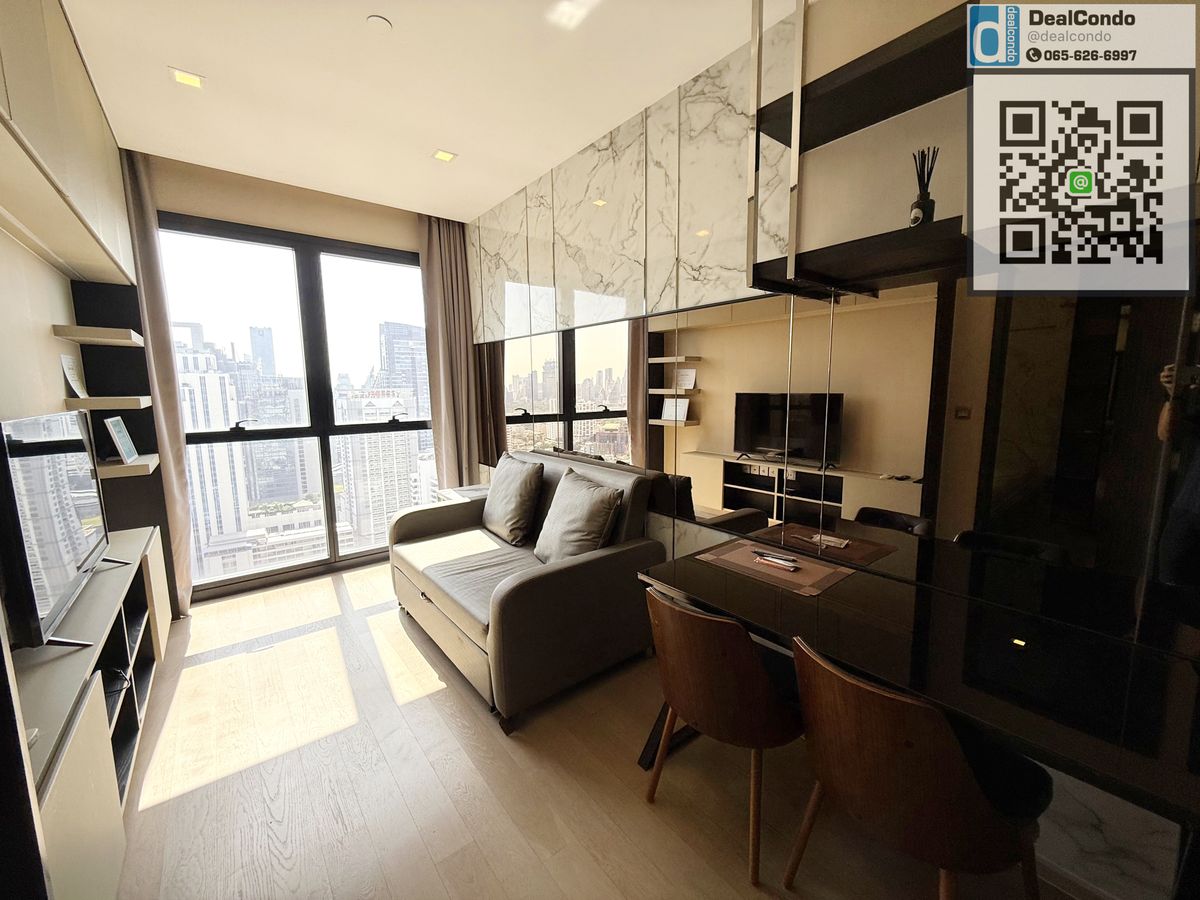 ให้เช่าคอนโดสุขุมวิท อโศก ทองหล่อ : [OTH005]ให้เช่า คอนโด แอชตัน อโศก แบบ 1 ห้องนอน ขนาด 33 ตร.ม. ตร.ม. ชั้น 33 ใกล้ BTSอโศก/MRTสุขุมวิท