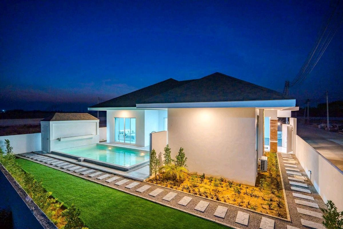 ขายหัวหิน ประจวบคีรีขันธ์ : ขายบ้านเดี่ยวพูลวิลล่า(หัวหิน)ต่างชาติผ่อนตรงกับเจ้าของได้ สัญญาเช่า 30 ปี