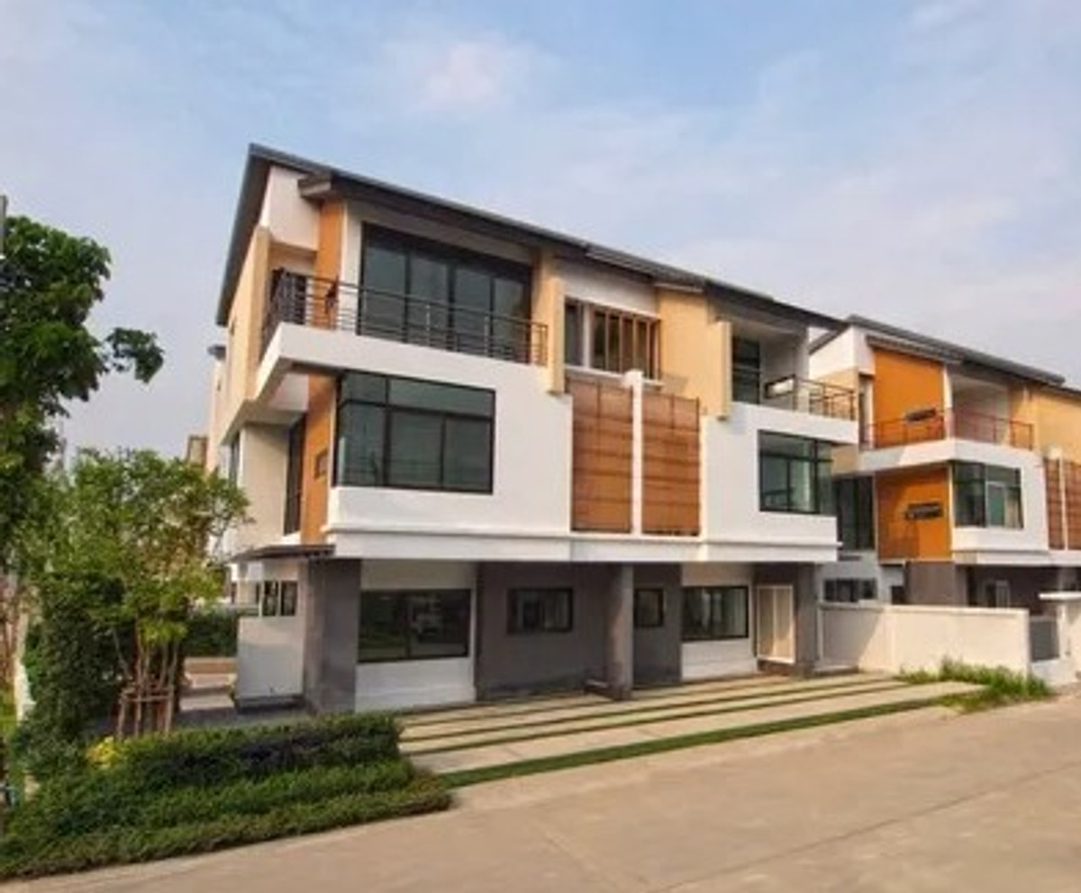 ให้เช่าทาวน์โฮมพระราม 5 ราชพฤกษ์ บางกรวย : บ้านแฝด จดบริษัท ทำออฟฟิศได้ หน้ากว้าง9เมตร ติดถนนราชพฤกษ์ 3ห้องนอน 4ห้องน้ำ