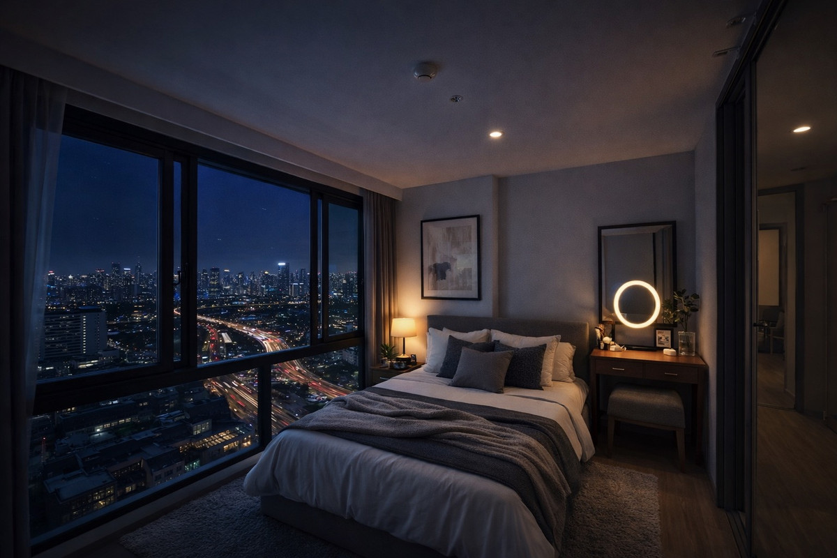 ขายคอนโดบางซื่อ วงศ์สว่าง เตาปูน : Ideo Mobi Bang Sue Grand Interchange – ชั้นสูง วิวโล่ง ครัวแยก  เดินทางสะดวก ขายต่ำกว่าราคาประเมิน