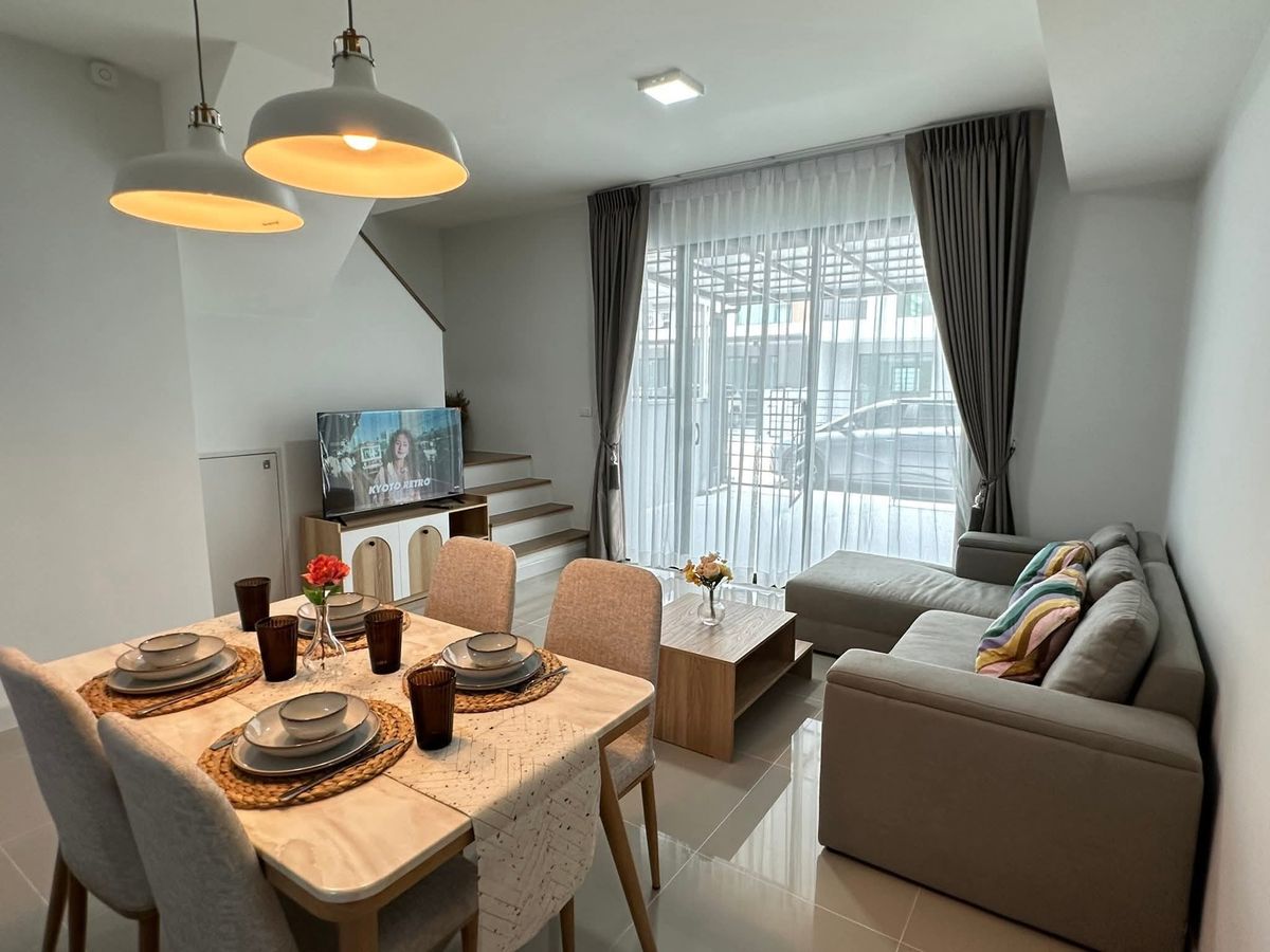 For RentTownhomeBangna, Bearing, Lasalle : 🏡BN040 2 -story townhome for rent Ready to move in 🏡 & quot; Pleano Village, Sukhumvit Bangna 2 (ENG BELOW 🇬🇧 | 简中在下方 🇨🇳)