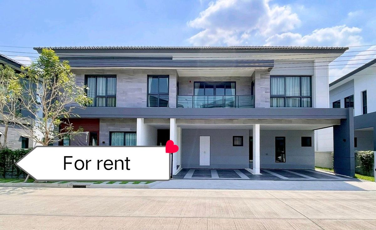 ให้เช่าบ้านบางนา แบริ่ง ลาซาล : 🔥🔥 House for Rent The City  Bangna New project 🔥🔥 Nearby Mega bangna 