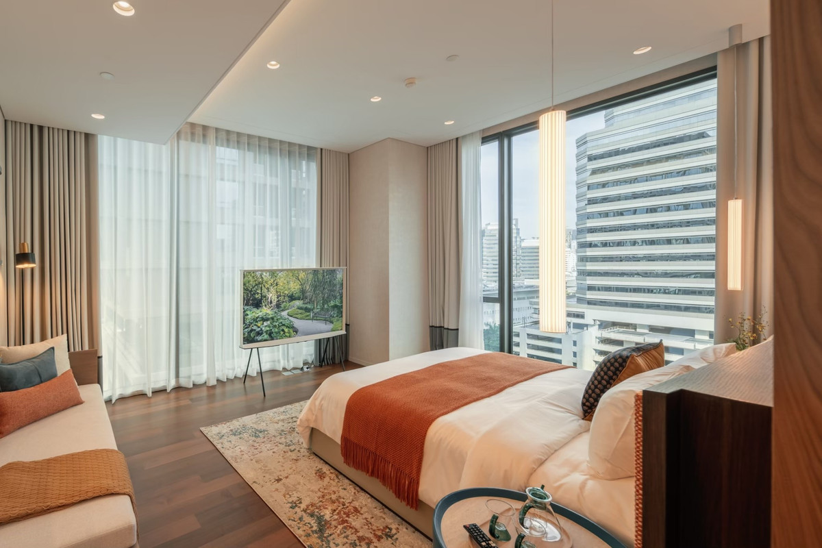 For RentCondoWitthayu, Chidlom, Langsuan, Ploenchit : Hot deal only at Shinyu - The Residence at Sindhorn Kempinski, 260,000 THB/month [MNr250517]