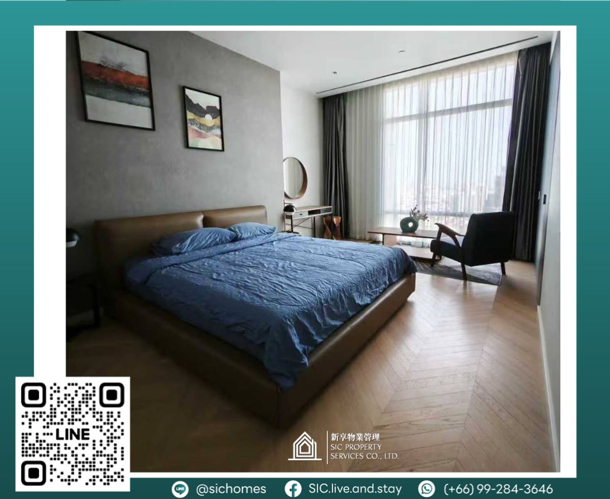 For RentCondoSathorn, Narathiwat : Luxury condo for rent 🌟Four Seasons Private Residences🌟 2B2B Size 121 sqm.