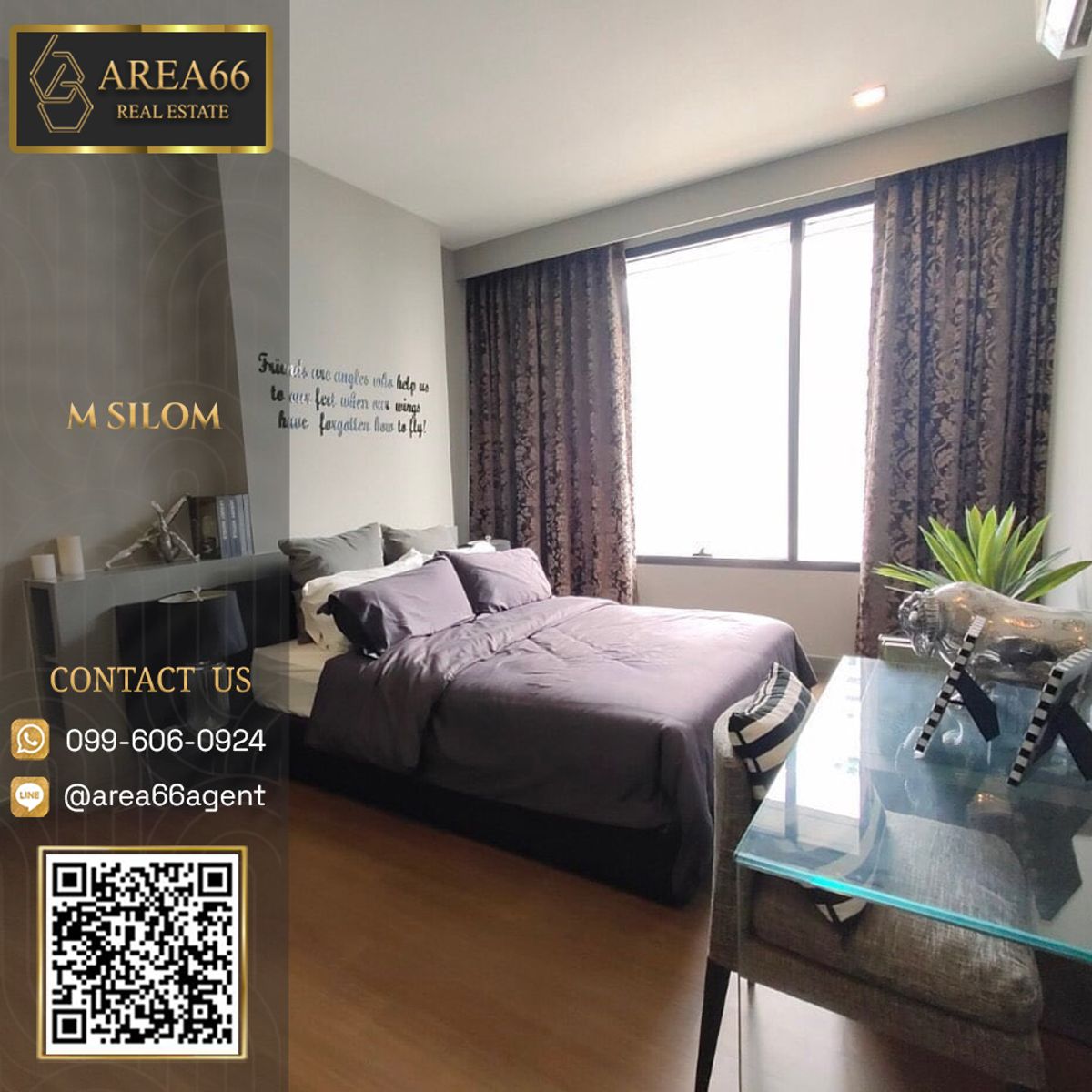 For SaleCondoSilom, Saladaeng, Bangrak : 🔥 For sale !! M silom condo