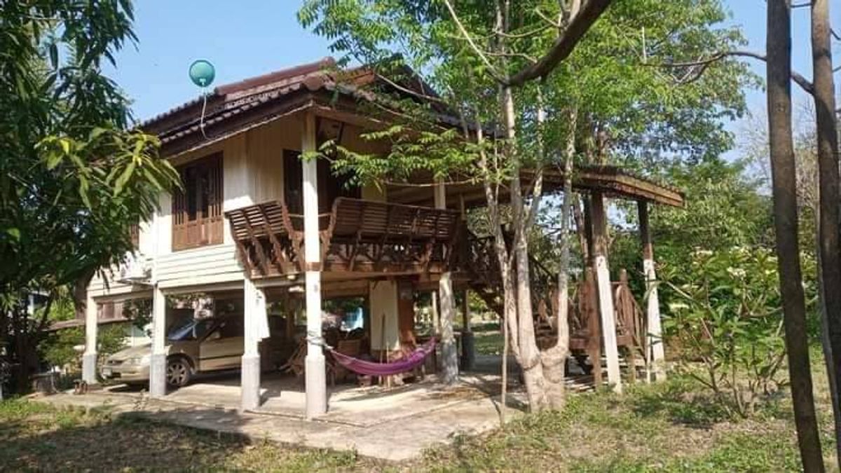ขายบ้านอยุธยา : ขายบ้านพร้อมที่ดินริมแม่น้ำลพบุรี บรรยากาศสงบ วิวทุ่งนา ทำเลดี ใกล้ชุมชน