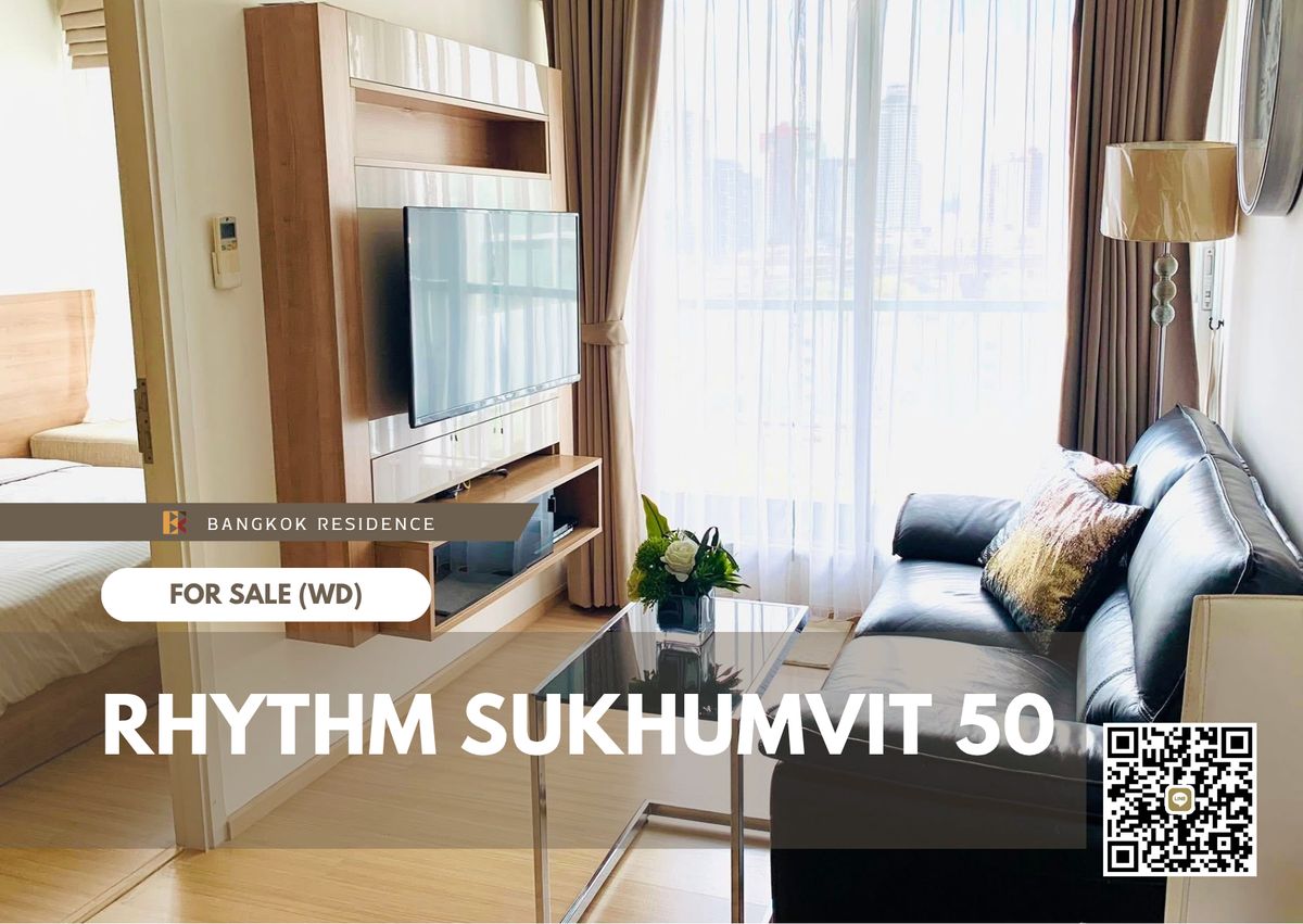 ขายคอนโดอ่อนนุช อุดมสุข : ✨ ขายด่วน! ราคาดีที่สุดในโครงการ ✨ Rhythm สุขุมวิท 50 ใกล้ BTS เพียง 2 นาที | ราคาเพียง 4.2 ล้าน‼️ แต่งครบ พร้อมอยู่ by Faii AG 📱083-915-4232