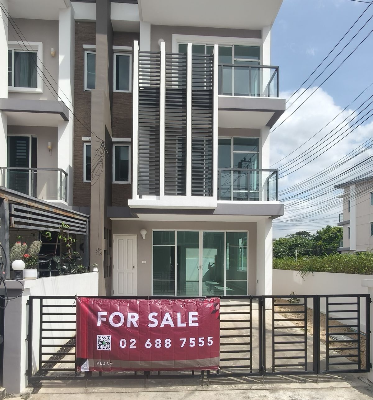 For SaleTownhomeVipawadee, Don Mueang, Lak Si : Town Avenue Six Vibhavadi 60, 3 -story townhome in Soi Vibhavadi 60, near Central Ladprao