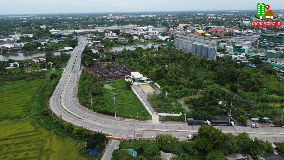 ขายที่ดินนครปฐม : ด่วน!ที่ดินแปลงมุมหน้ากว้าง, ติดถนน 6 เลน ใกล้เมือง, บนสายเศรษฐกิจพุทธมณฑล 8, 1 ไร่ 1 งาน 5 ตารางวา (505ตรว.)ใกล้แหล่งชุมชน-โรงงาน-ตลาด เหมาะลงทุน