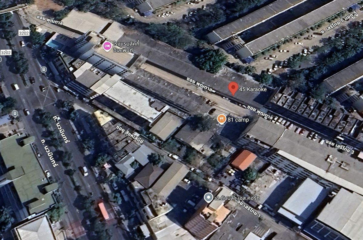 For RentLandNawamin, Ramindra : Land rental with buildings Near the yellow line Near the Mall Bangkapi, Soi Nawit 4